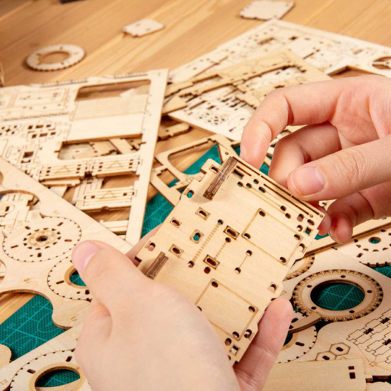Cruiser Motorrad - 3D Holzpuzzle