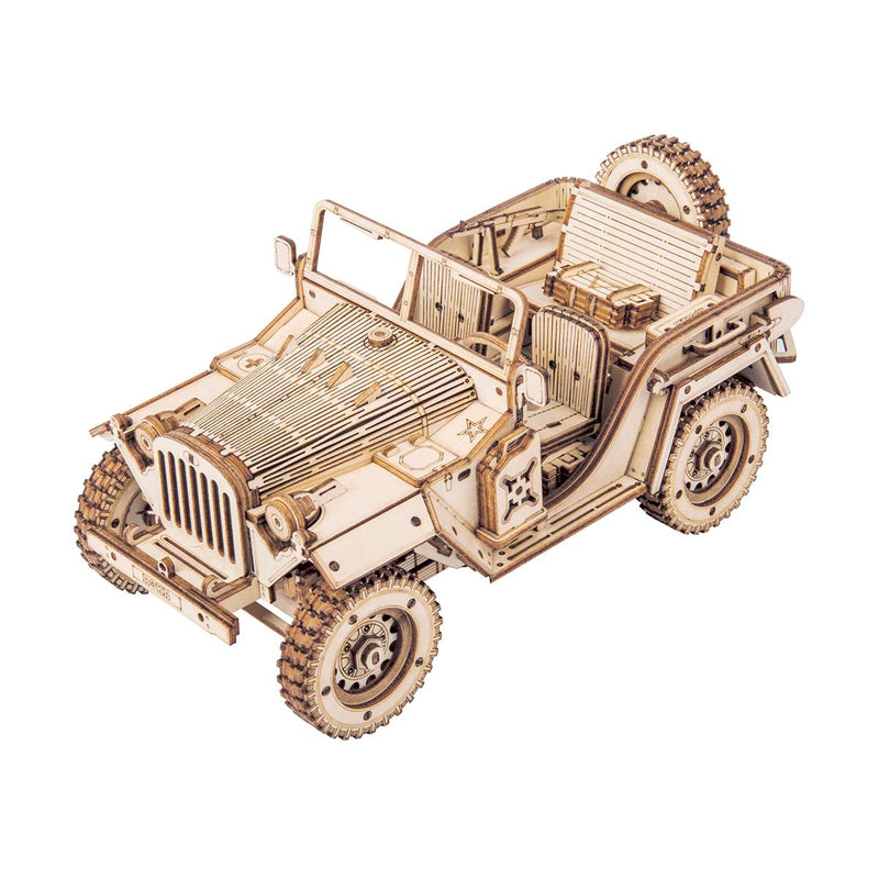 Cruiser Motorrad - 3D Holzpuzzle