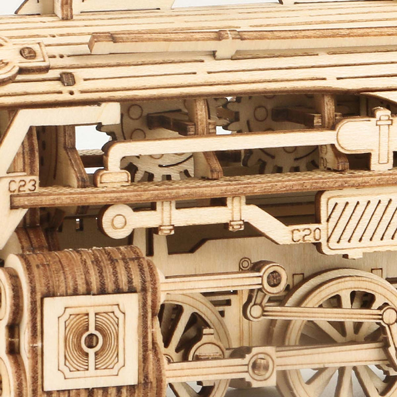 Cruiser Motorrad - 3D Holzpuzzle