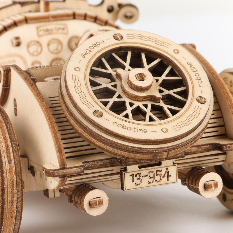 Grand Prix Auto-Modell im Maßstab - 3D Holzpuzzle