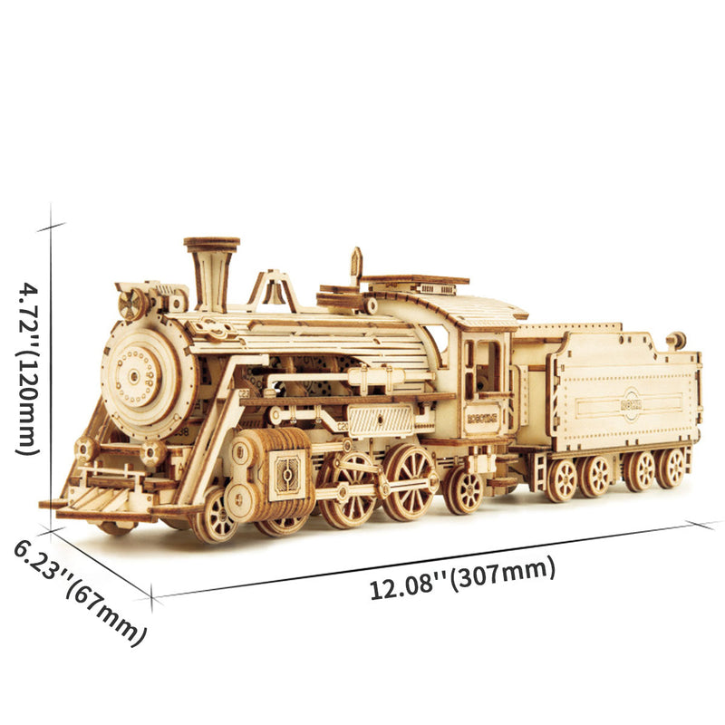 Cruiser Motorrad - 3D Holzpuzzle