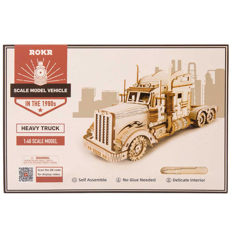 Cruiser Motorrad - 3D Holzpuzzle
