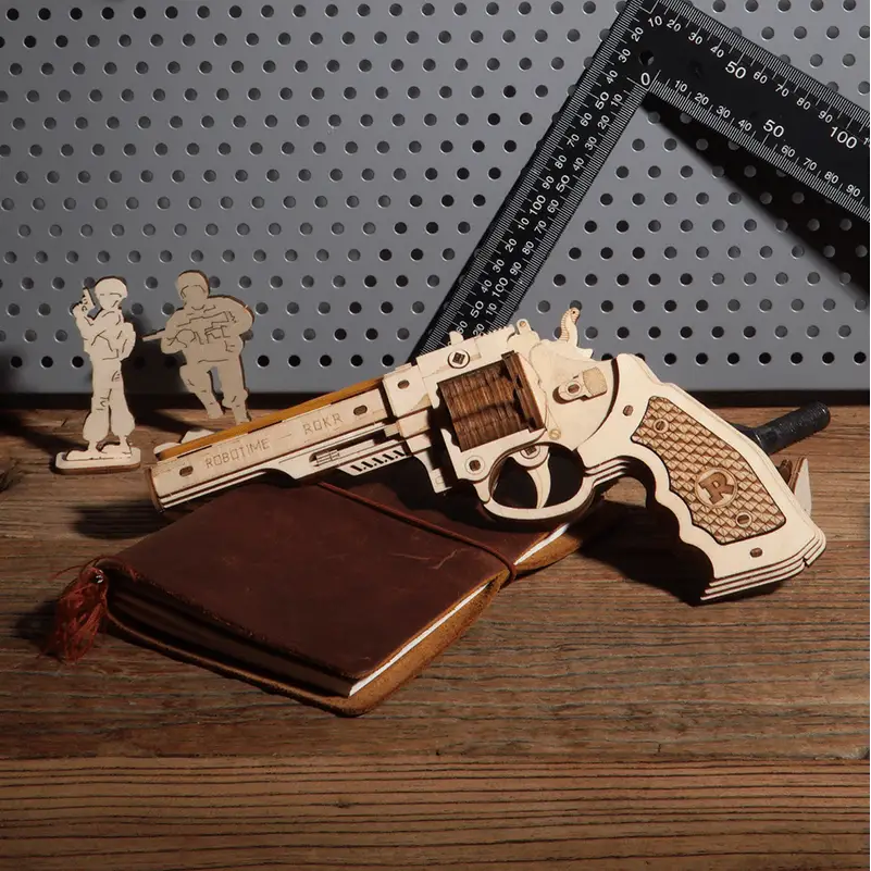 Corsac M60 Justice Guard Gun - 3D Wooden Puzzle - Wooden Puzzle