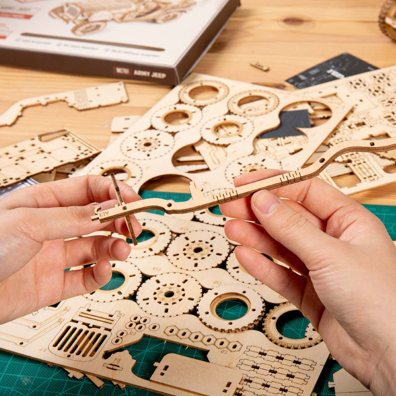 Cruiser Motorrad - 3D Holzpuzzle
