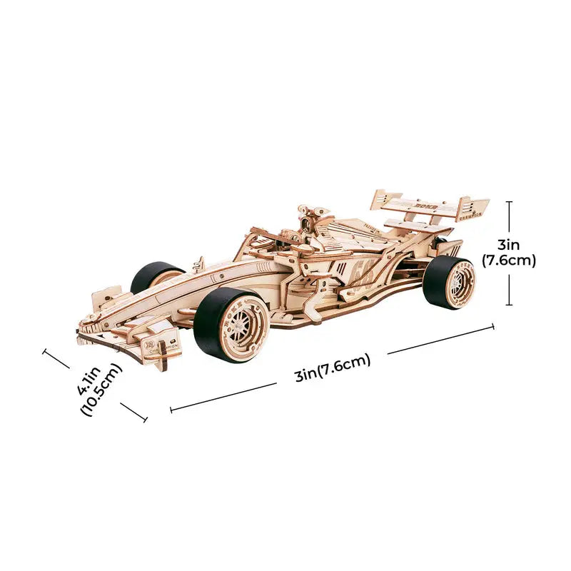 Racing Car - 3D Wooden Puzzle - Wooden Puzzle