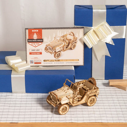 Cruiser Motorrad - 3D Holzpuzzle