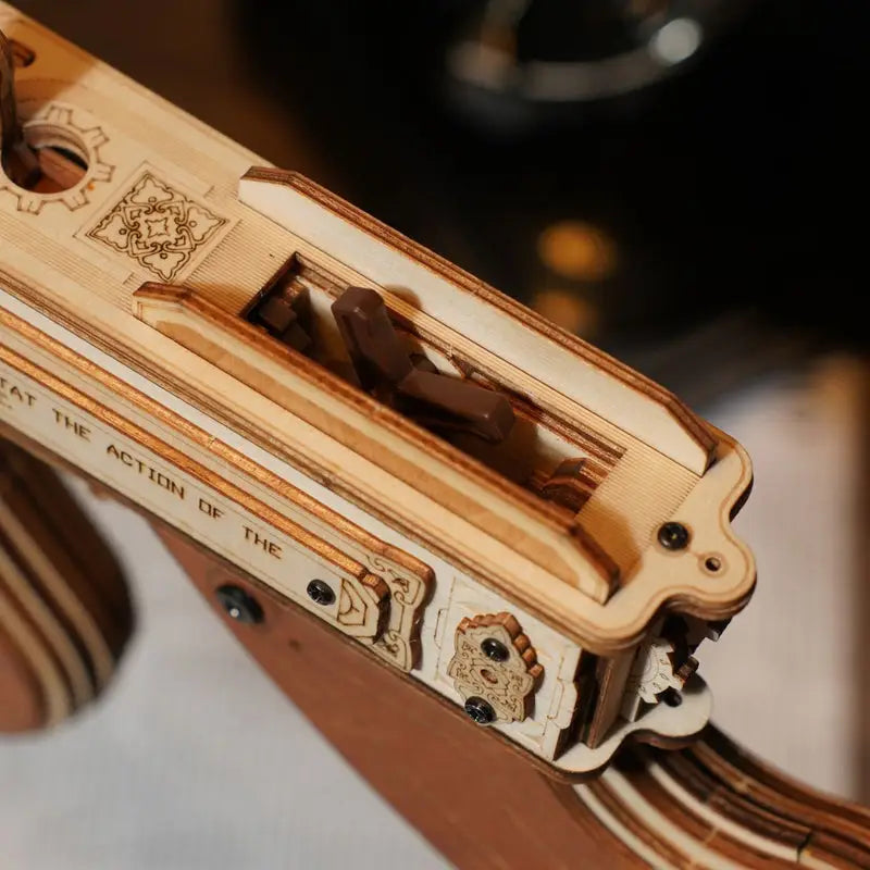 AK-47 Assault Rifle Toy Gun - 3D Wooden Puzzle - Wooden Puzzle