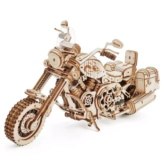 Cruiser Motorcycle - 3D Wooden Puzzle - Cruiser Motorcycle LK504 / Germany - Wooden Puzzle