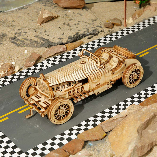 Cruiser Motorrad - 3D Holzpuzzle