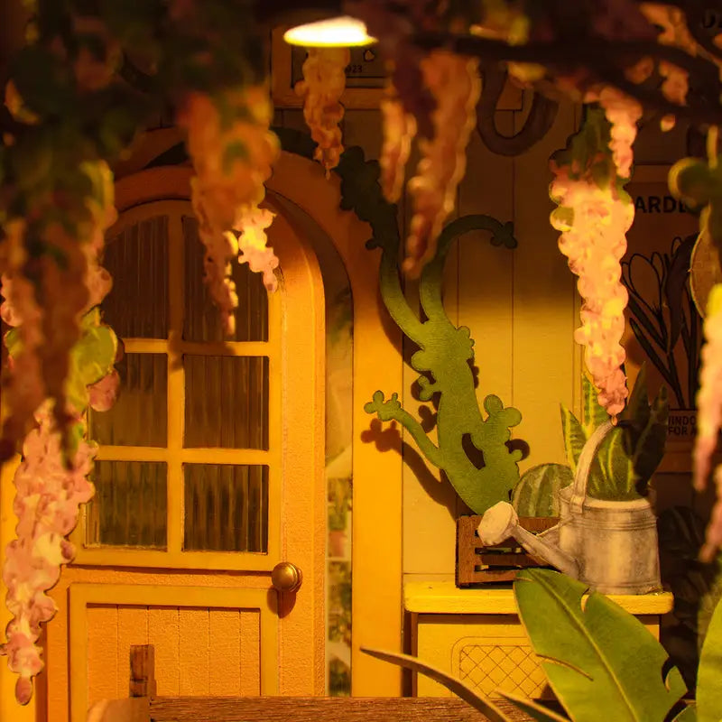 Holiday Garden House - DIY Book Nook - Book Nook