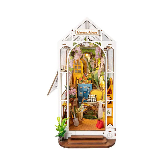 Holiday Garden House - DIY Book Nook - Book Nook