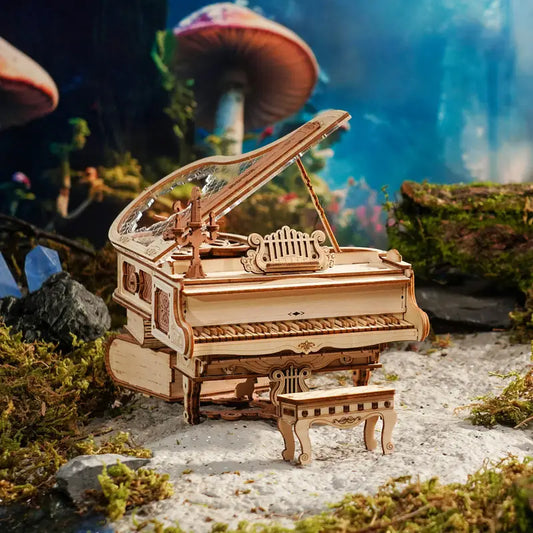 Magic Piano Mechanical Music Box - 3D Wooden Puzzle - Wooden Puzzle