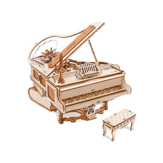 Magic Piano Mechanical Music Box - 3D Wooden Puzzle - Magic Piano AMK81 / China - Wooden Puzzle