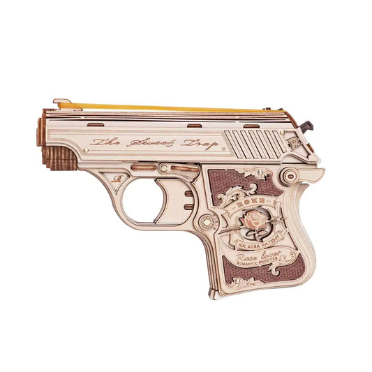 Mini Gun Toy - 3D Wooden Puzzle - Wooden Puzzle