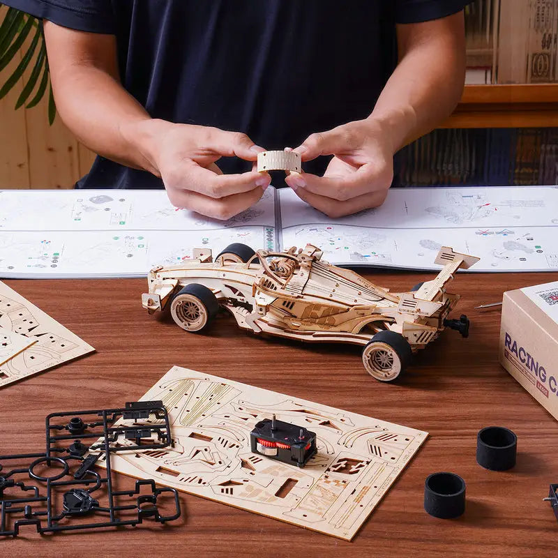 Racing Car - 3D Wooden Puzzle - Wooden Puzzle