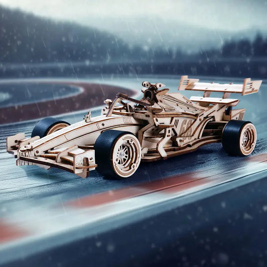 Racing Car - 3D Wooden Puzzle - Wooden Puzzle