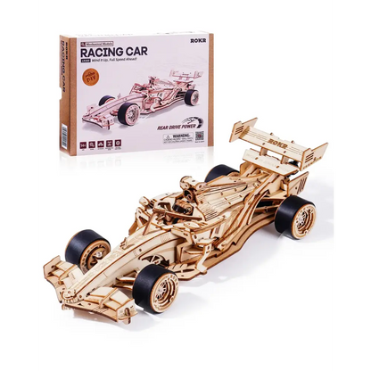 Racing Car - 3D Wooden Puzzle - Wooden Puzzle