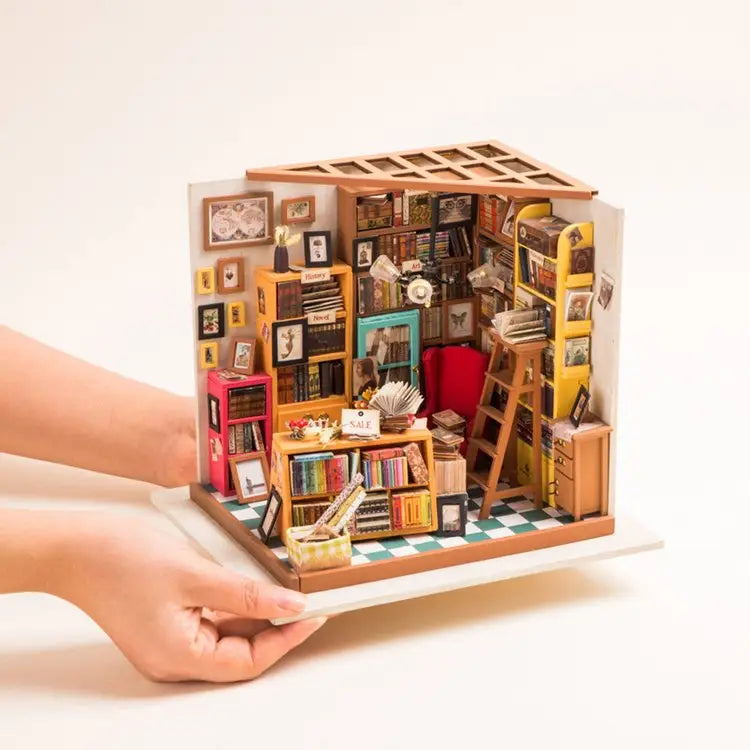 Sam’s Study Library - DIY Miniature House - DIY Miniature House