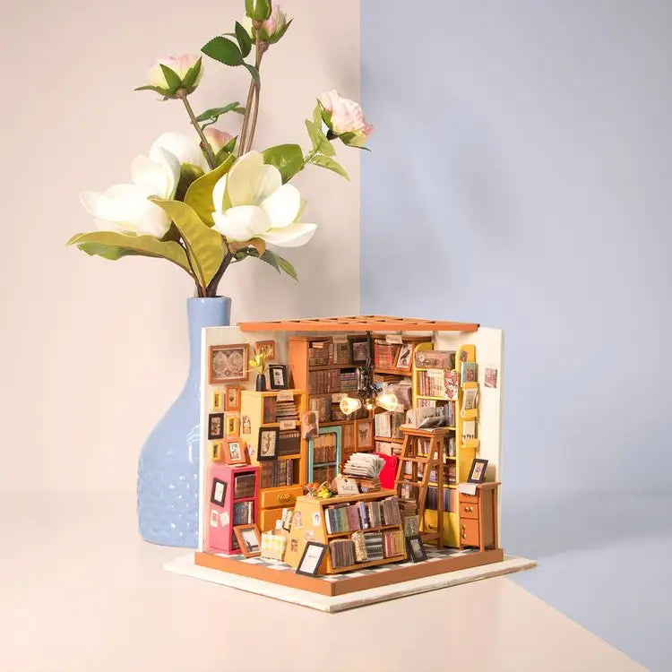 Sam’s Study Library - DIY Miniature House - DIY Miniature House